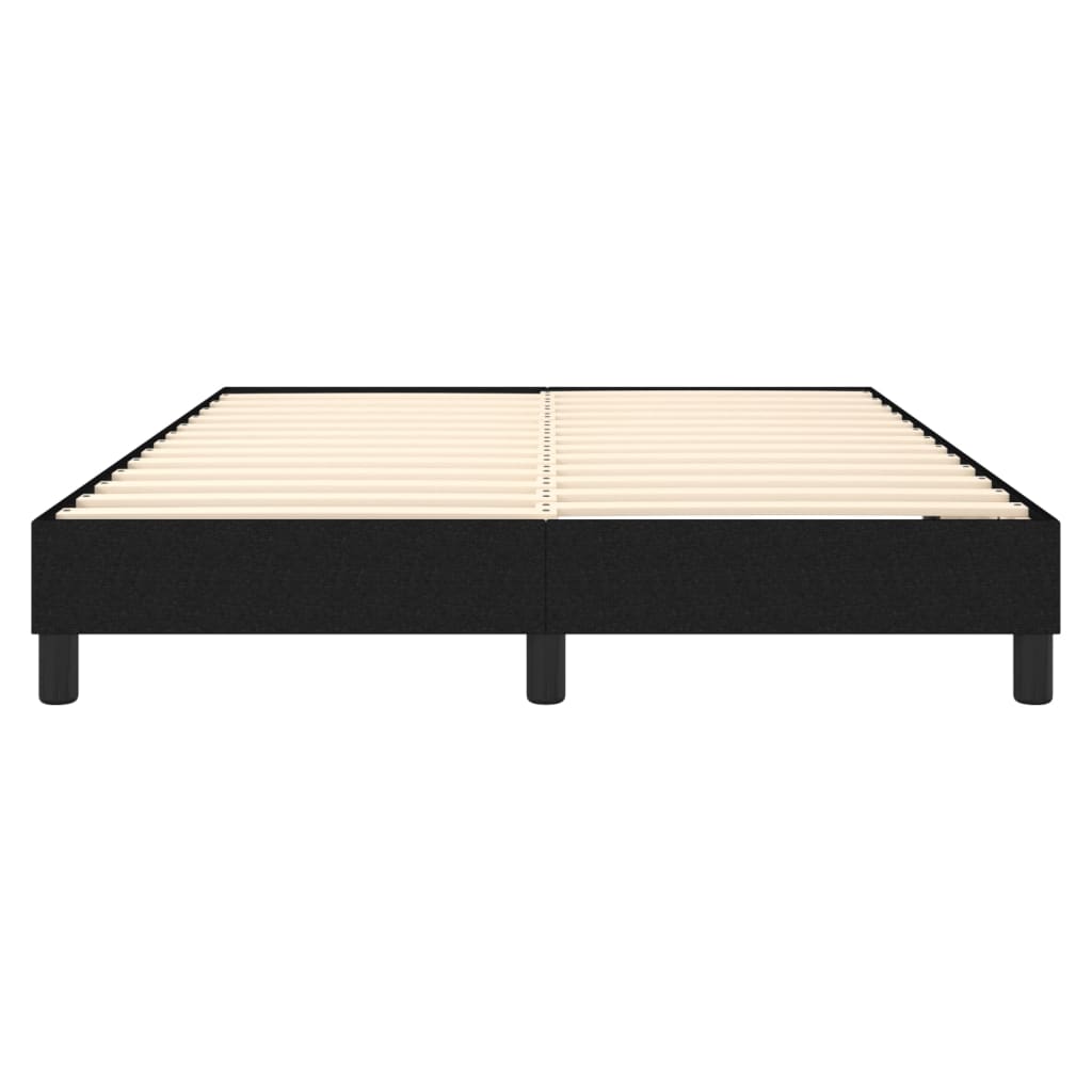 Struttura Letto a Rete a Molle Nero 140x190 cm in Tessuto | homemem39