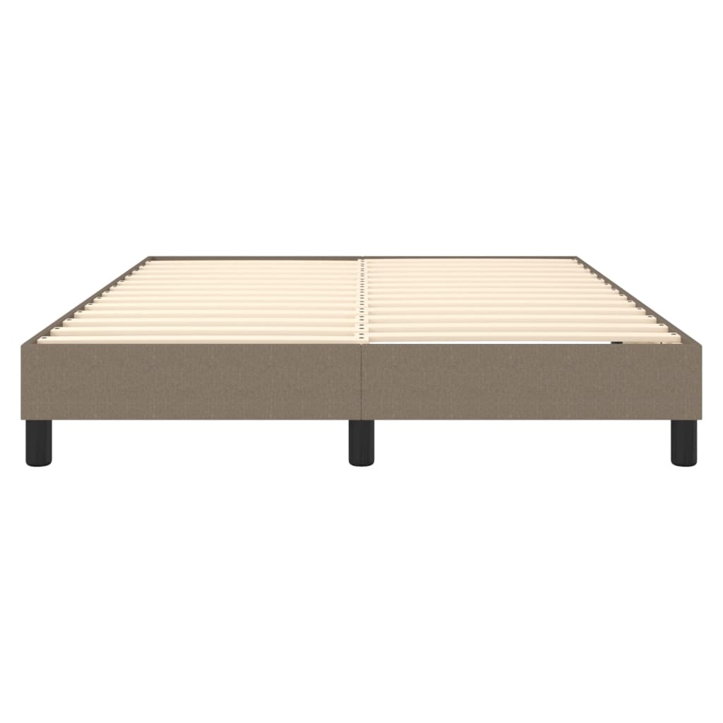 Struttura Letto a Rete a Molle Tortora 140x190 cm in Tessuto | homemem39