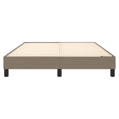 Struttura Letto a Rete a Molle Tortora 140x190 cm in Tessuto