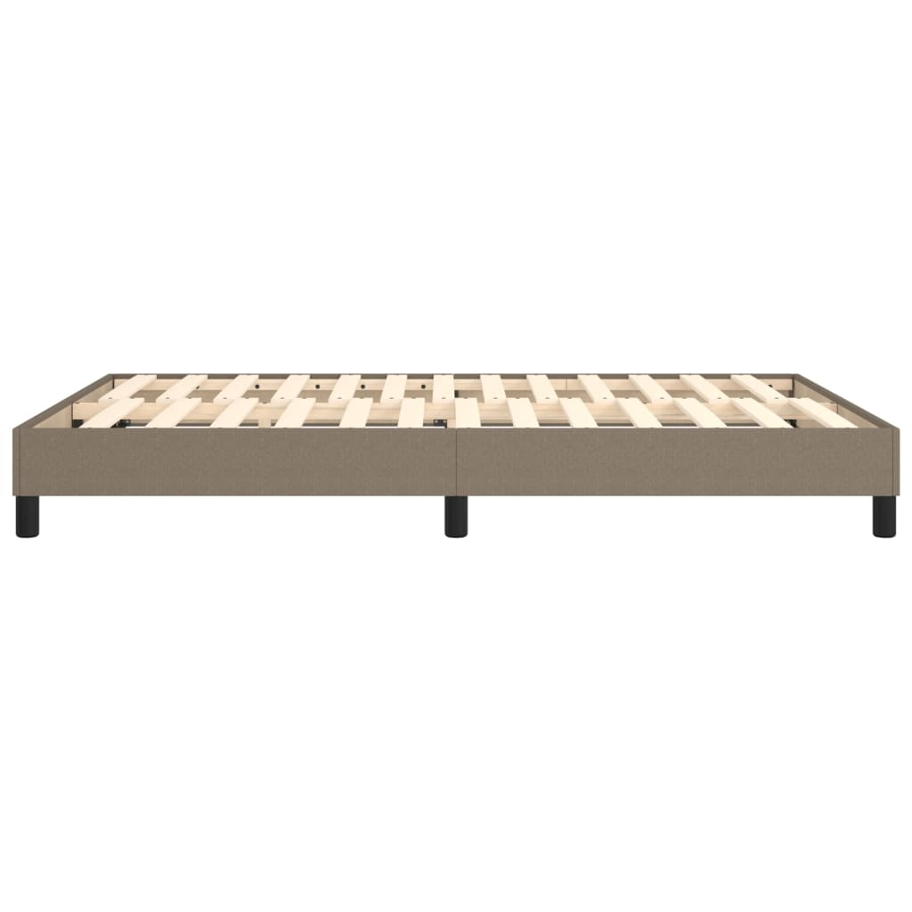 Struttura Letto a Rete a Molle Tortora 140x190 cm in Tessuto | homemem39