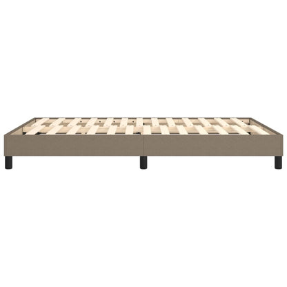 Struttura Letto a Rete a Molle Tortora 140x190 cm in Tessuto | homemem39