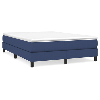 Struttura Letto a Rete a Molle Blu 140x190 cm in Tessuto | homemem39