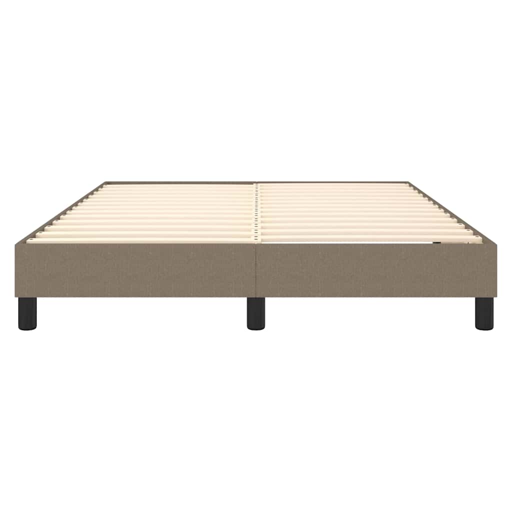 Struttura Letto a Rete a Molle Tortora 140x200 cm in Tessuto
