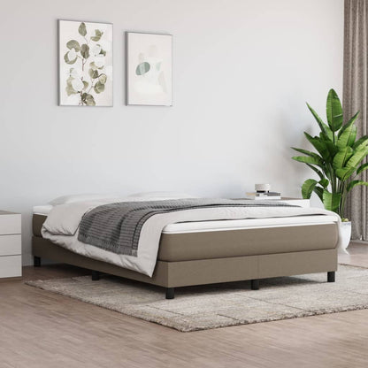 Struttura Letto a Rete a Molle Tortora 140x200 cm in Tessuto | homemem39