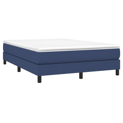 Struttura Letto a Rete a Molle Blu 140x200 cm in Tessuto | homemem39