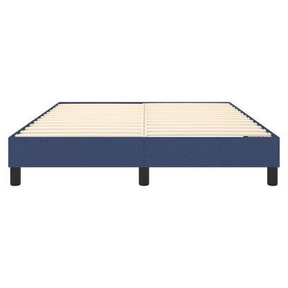 Struttura Letto a Rete a Molle Blu 140x200 cm in Tessuto | homemem39