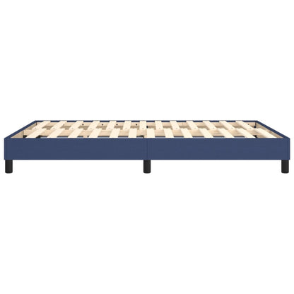 Struttura Letto a Rete a Molle Blu 140x200 cm in Tessuto | homemem39