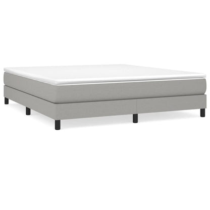 Struttura Letto a Rete a Molle Grigio Chiaro 160x200 cm Tessuto | homemem39