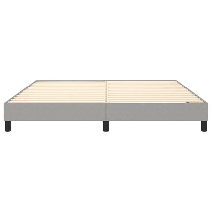 Struttura Letto a Rete a Molle Grigio Chiaro 160x200 cm Tessuto | homemem39
