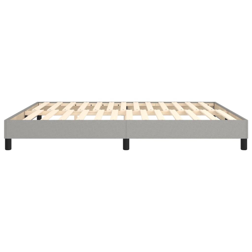 Struttura Letto a Rete a Molle Grigio Chiaro 160x200 cm Tessuto | homemem39