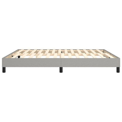 Struttura Letto a Rete a Molle Grigio Chiaro 160x200 cm Tessuto | homemem39