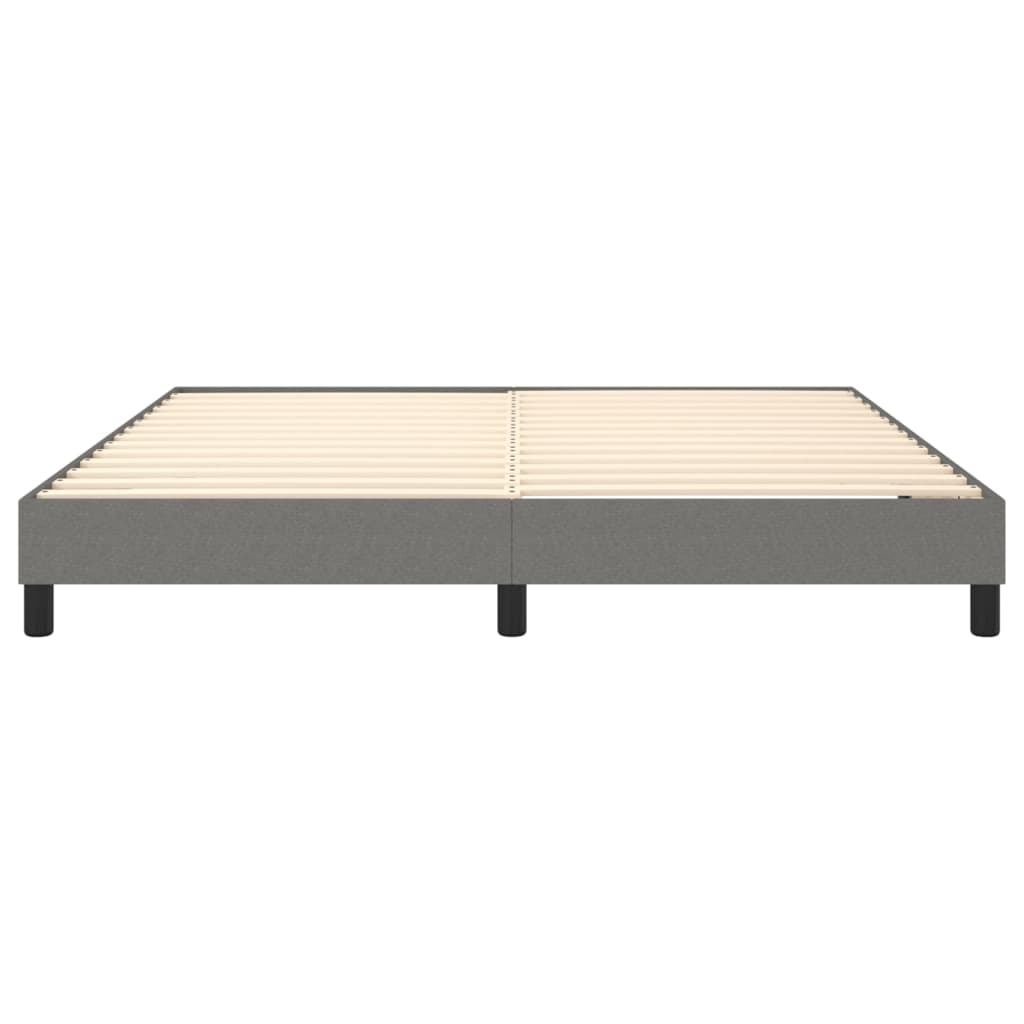 Struttura Letto a Rete a Molle Grigio Scuro 160x200 cm Tessuto | homemem39