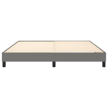 Struttura Letto a Rete a Molle Grigio Scuro 160x200 cm Tessuto | homemem39