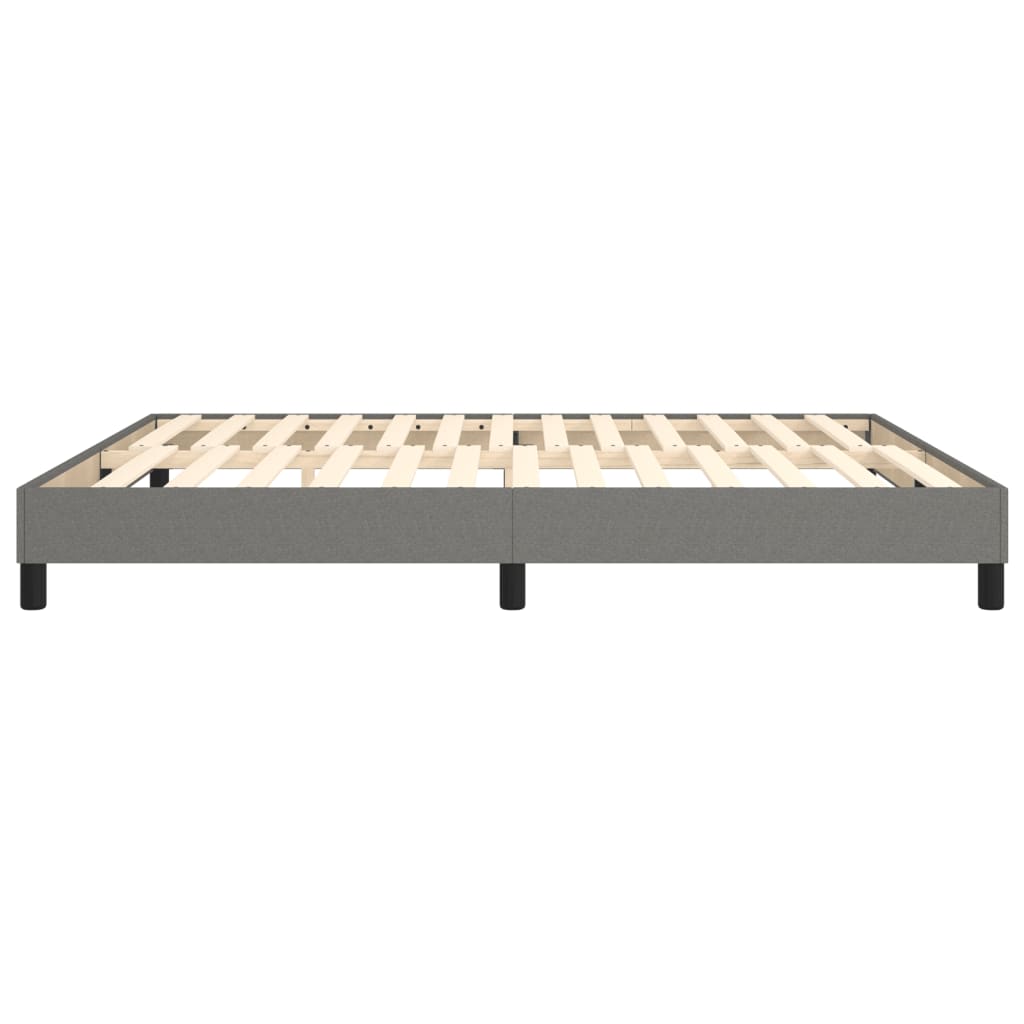 Struttura Letto a Rete a Molle Grigio Scuro 160x200 cm Tessuto | homemem39