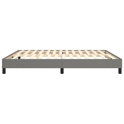 Struttura Letto a Rete a Molle Grigio Scuro 160x200 cm Tessuto | homemem39