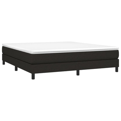 Struttura Letto a Rete a Molle Nero 160x200 cm in Tessuto | homemem39