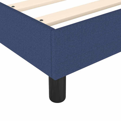 Struttura Letto a Rete a Molle Blu 160x200 cm in Tessuto