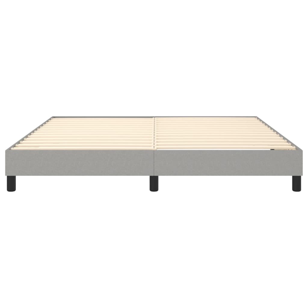 Struttura Letto a Rete a Molle Grigio Chiaro 180x200 cm Tessuto | homemem39