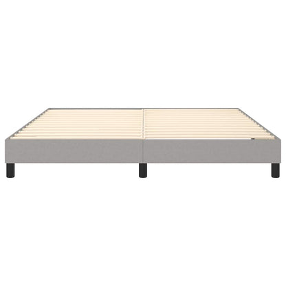 Struttura Letto a Rete a Molle Grigio Chiaro 180x200 cm Tessuto