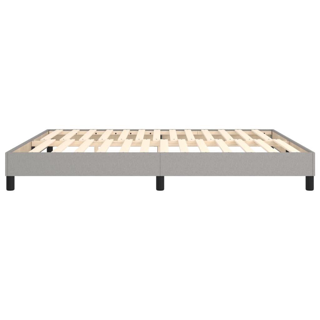Struttura Letto a Rete a Molle Grigio Chiaro 180x200 cm Tessuto | homemem39