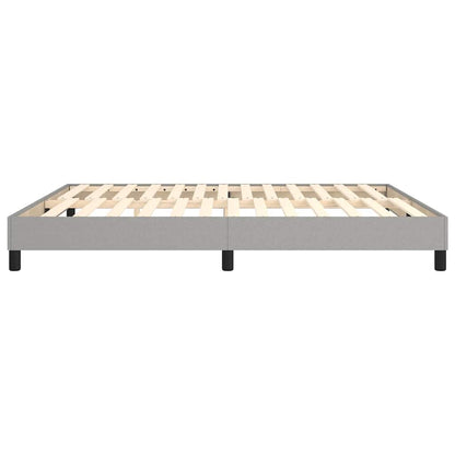 Struttura Letto a Rete a Molle Grigio Chiaro 180x200 cm Tessuto