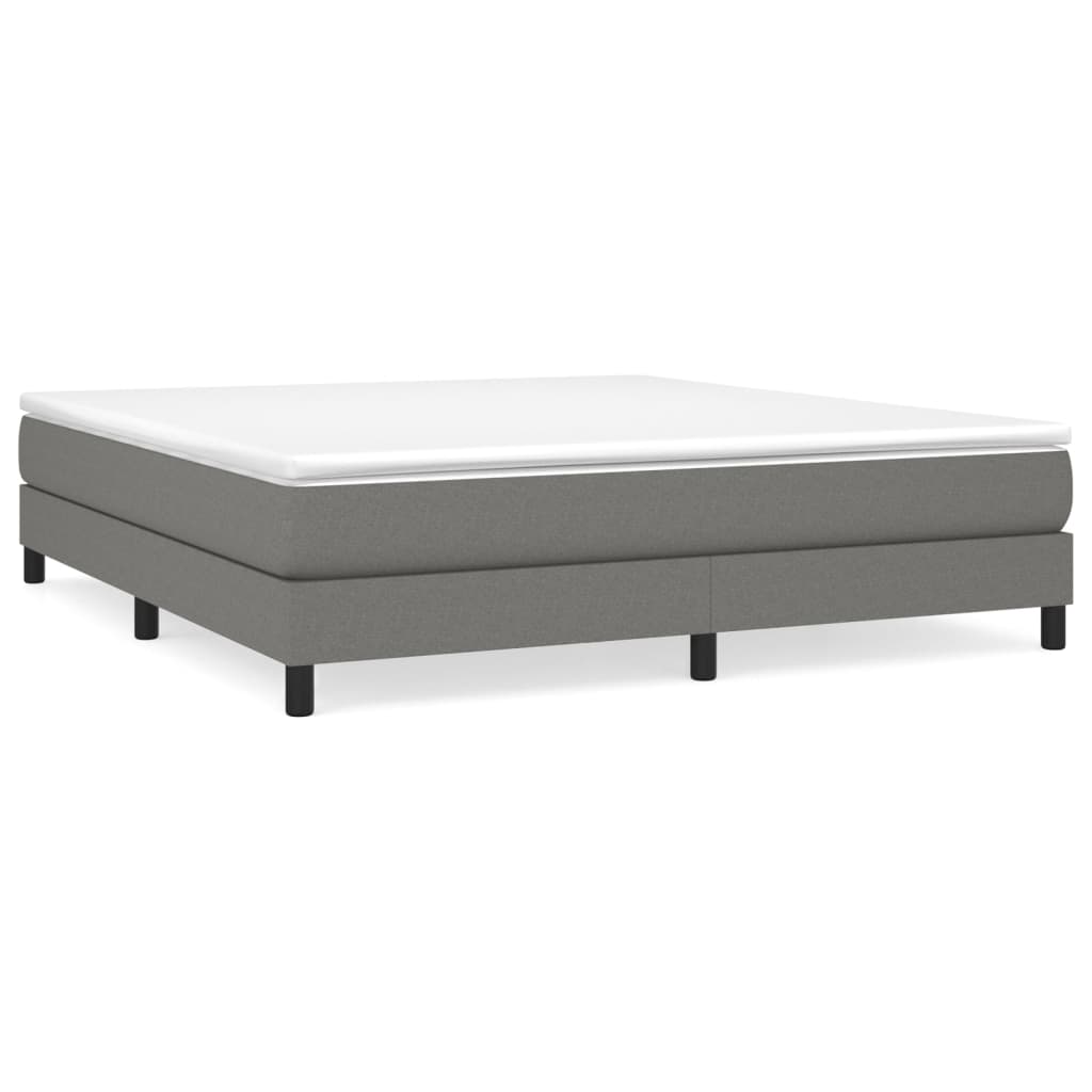 Struttura Letto a Rete a Molle Grigio Scuro 180x200 cm Tessuto | homemem39