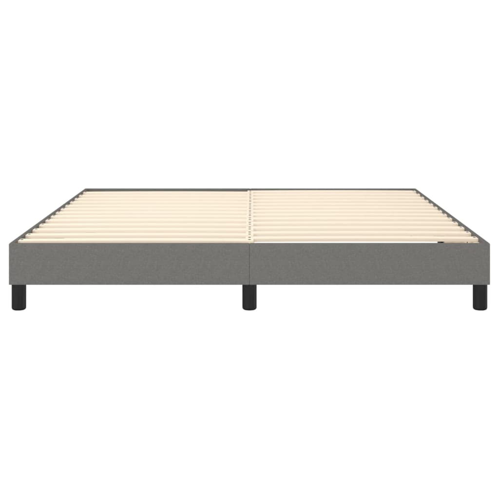 Struttura Letto a Rete a Molle Grigio Scuro 180x200 cm Tessuto