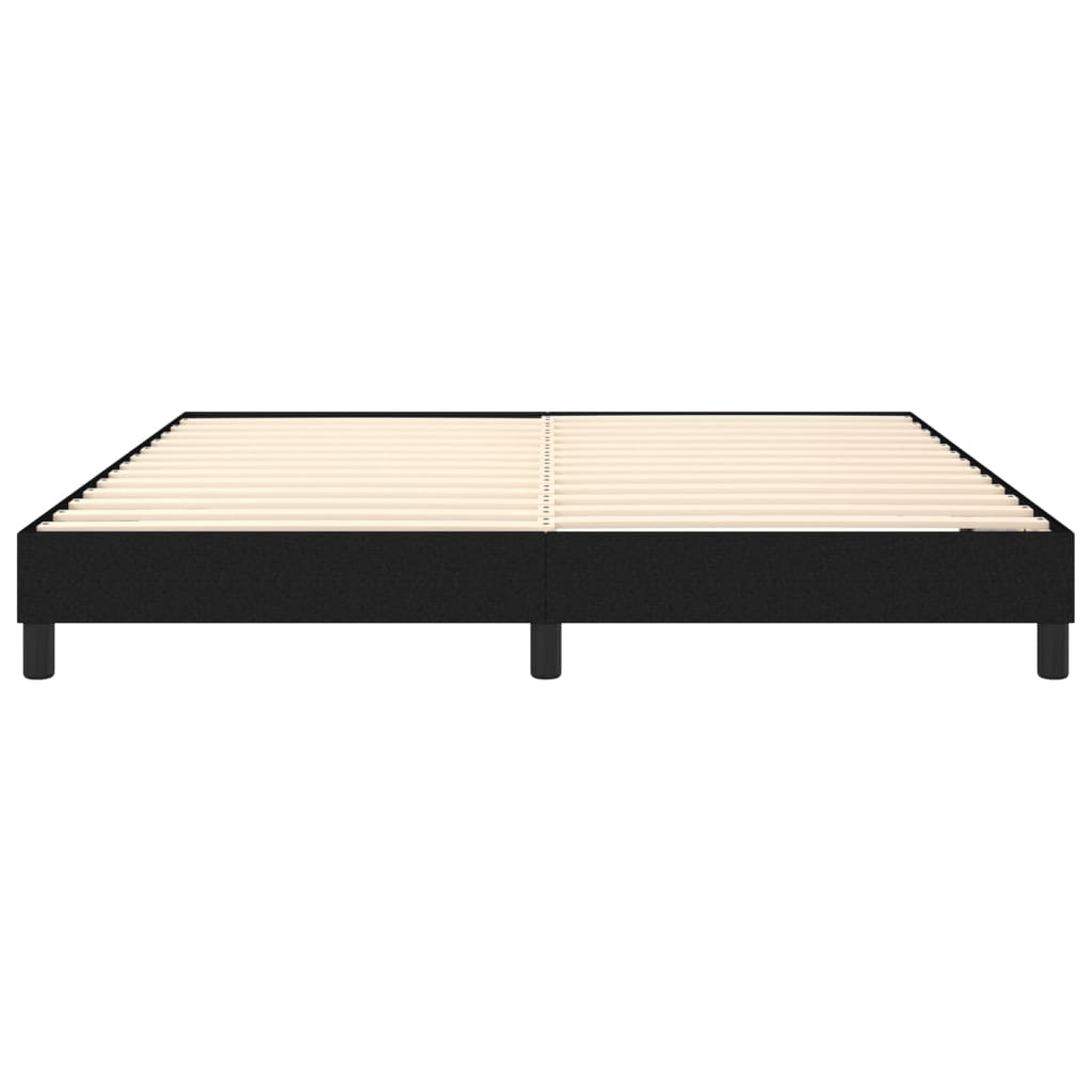 Struttura Letto a Rete a Molle Nero 180x200 cm in Tessuto | homemem39