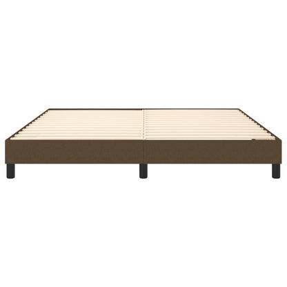 Struttura Letto a Rete a Molle Marrone Scuro 180x200 cm Tessuto | homemem39