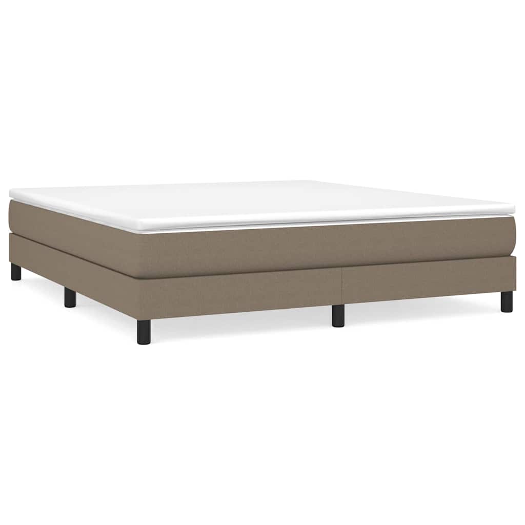 Struttura Letto a Rete a Molle Tortora 180x200 cm in Tessuto