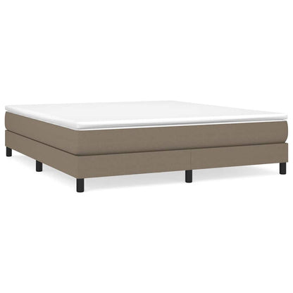 Struttura Letto a Rete a Molle Tortora 180x200 cm in Tessuto