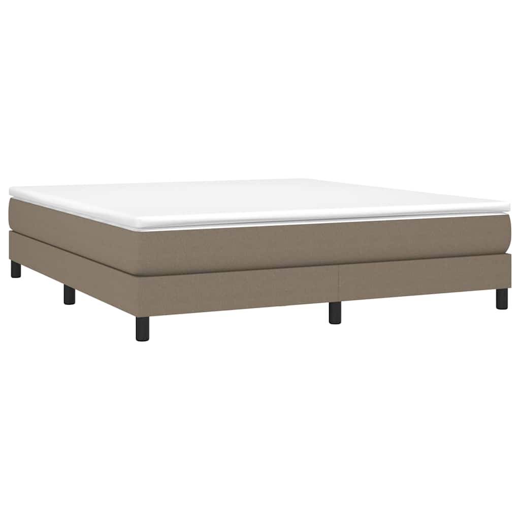 Struttura Letto a Rete a Molle Tortora 180x200 cm in Tessuto