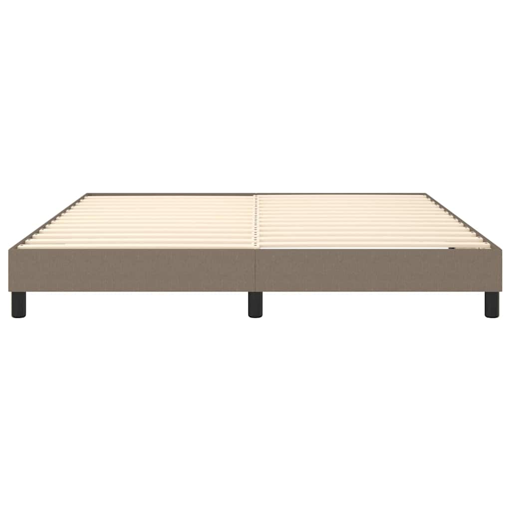 Struttura Letto a Rete a Molle Tortora 180x200 cm in Tessuto