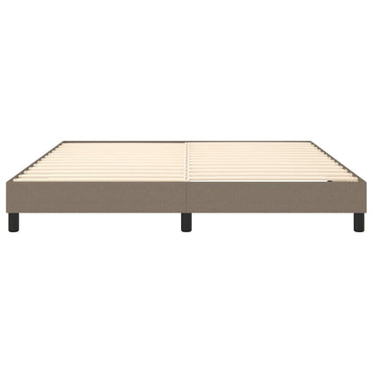 Struttura Letto a Rete a Molle Tortora 180x200 cm in Tessuto