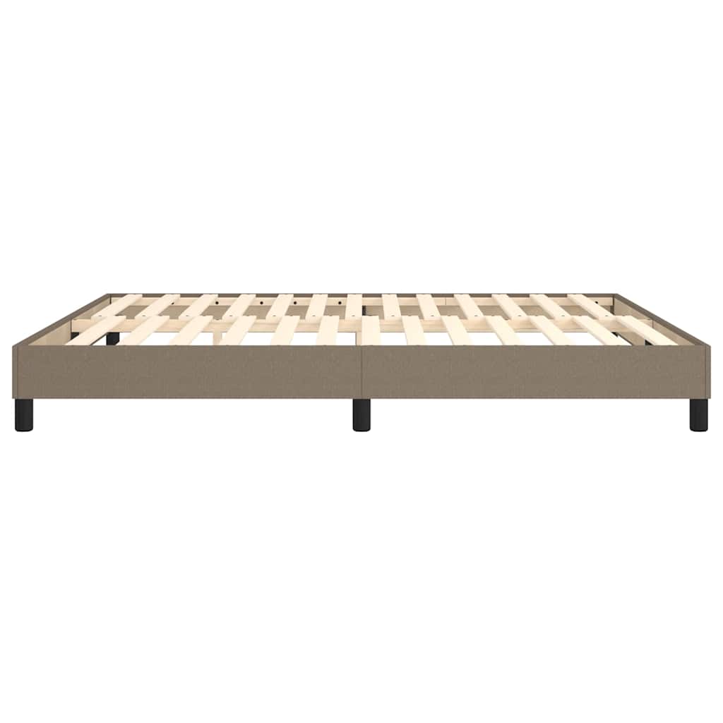 Struttura Letto a Rete a Molle Tortora 180x200 cm in Tessuto
