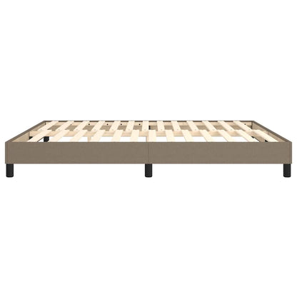 Struttura Letto a Rete a Molle Tortora 180x200 cm in Tessuto