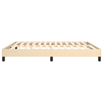 Struttura Letto a Rete a Molle Crema 180x200 cm in Tessuto | homemem39