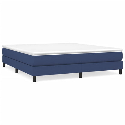 Struttura Letto a Rete a Molle Blu 180x200 cm in Tessuto | homemem39