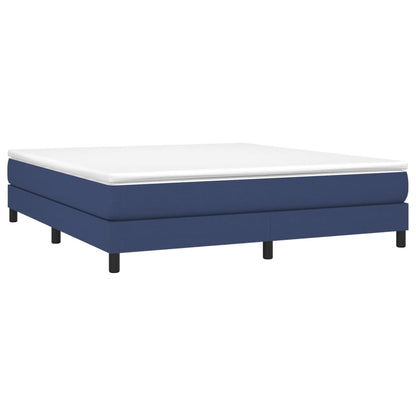 Struttura Letto a Rete a Molle Blu 180x200 cm in Tessuto | homemem39