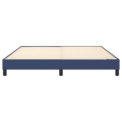 Struttura Letto a Rete a Molle Blu 180x200 cm in Tessuto | homemem39