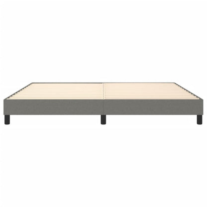 Struttura Letto a Rete a Molle Grigio Scuro 200x200 cm Tessuto | homemem39
