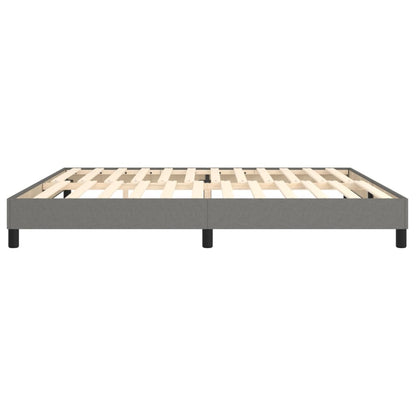 Struttura Letto a Rete a Molle Grigio Scuro 200x200 cm Tessuto | homemem39