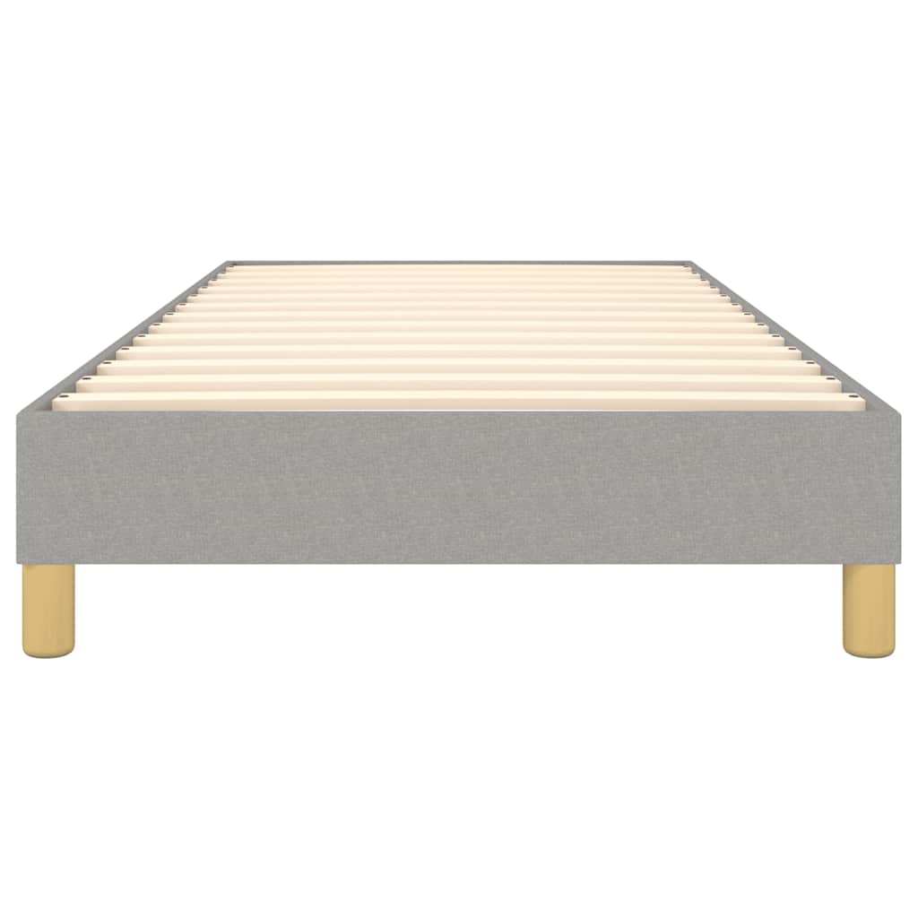Struttura Letto a Rete a Molle Grigio Chiaro 80x200 cm Tessuto | homemem39