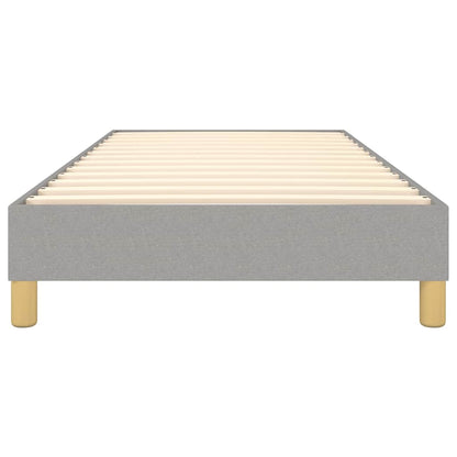 Struttura Letto a Rete a Molle Grigio Chiaro 80x200 cm Tessuto | homemem39