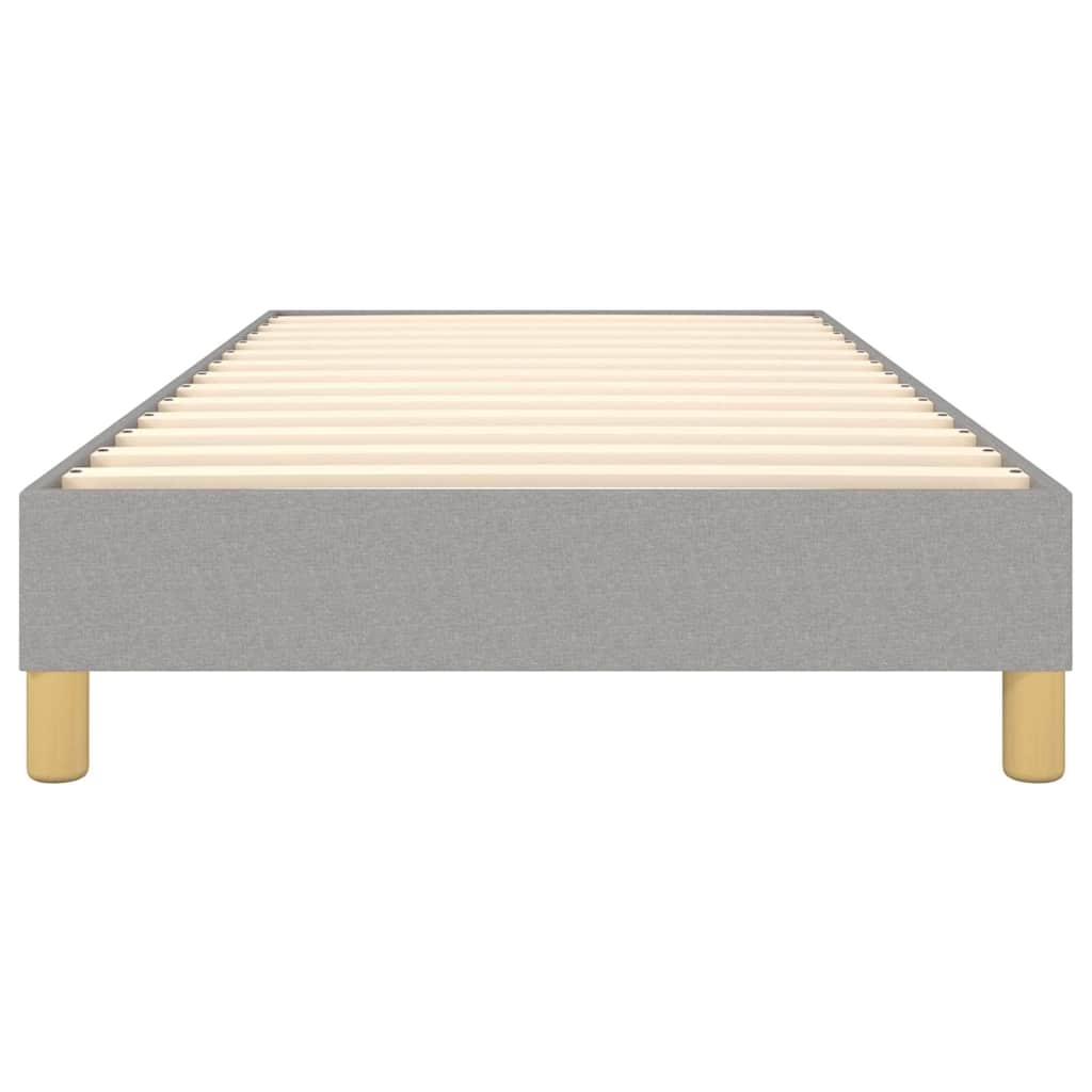 Struttura Letto a Rete a Molle Grigio Chiaro 80x200 cm Tessuto