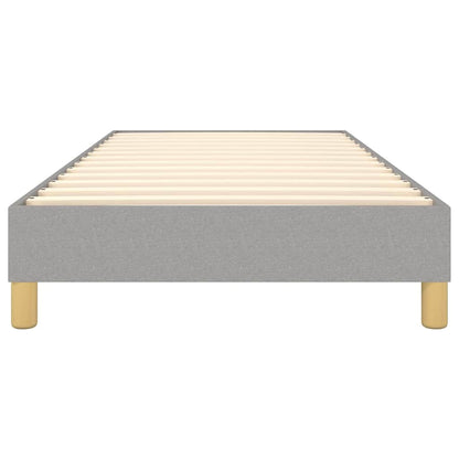 Struttura Letto a Rete a Molle Grigio Chiaro 80x200 cm Tessuto