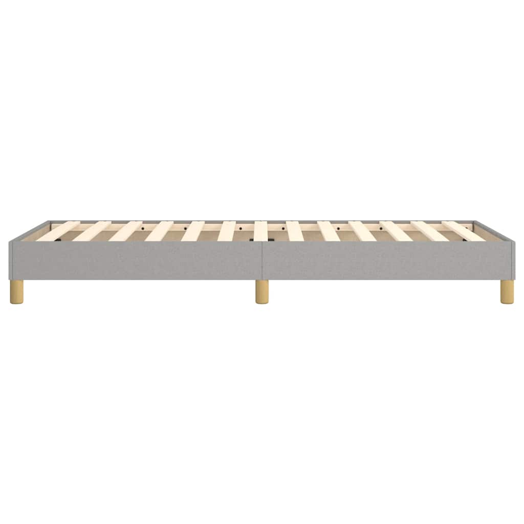 Struttura Letto a Rete a Molle Grigio Chiaro 80x200 cm Tessuto