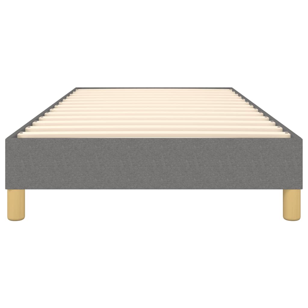 Struttura Letto a Rete a Molle Grigio Scuro 80x200 cm Tessuto | homemem39