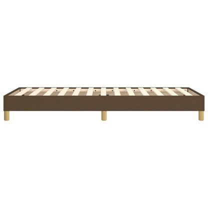 Struttura Letto a Rete a Molle Marrone Scuro 80x200 cm Tessuto | homemem39