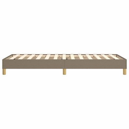 Struttura Letto a Rete a Molle Tortora 80x200 cm Tessuto